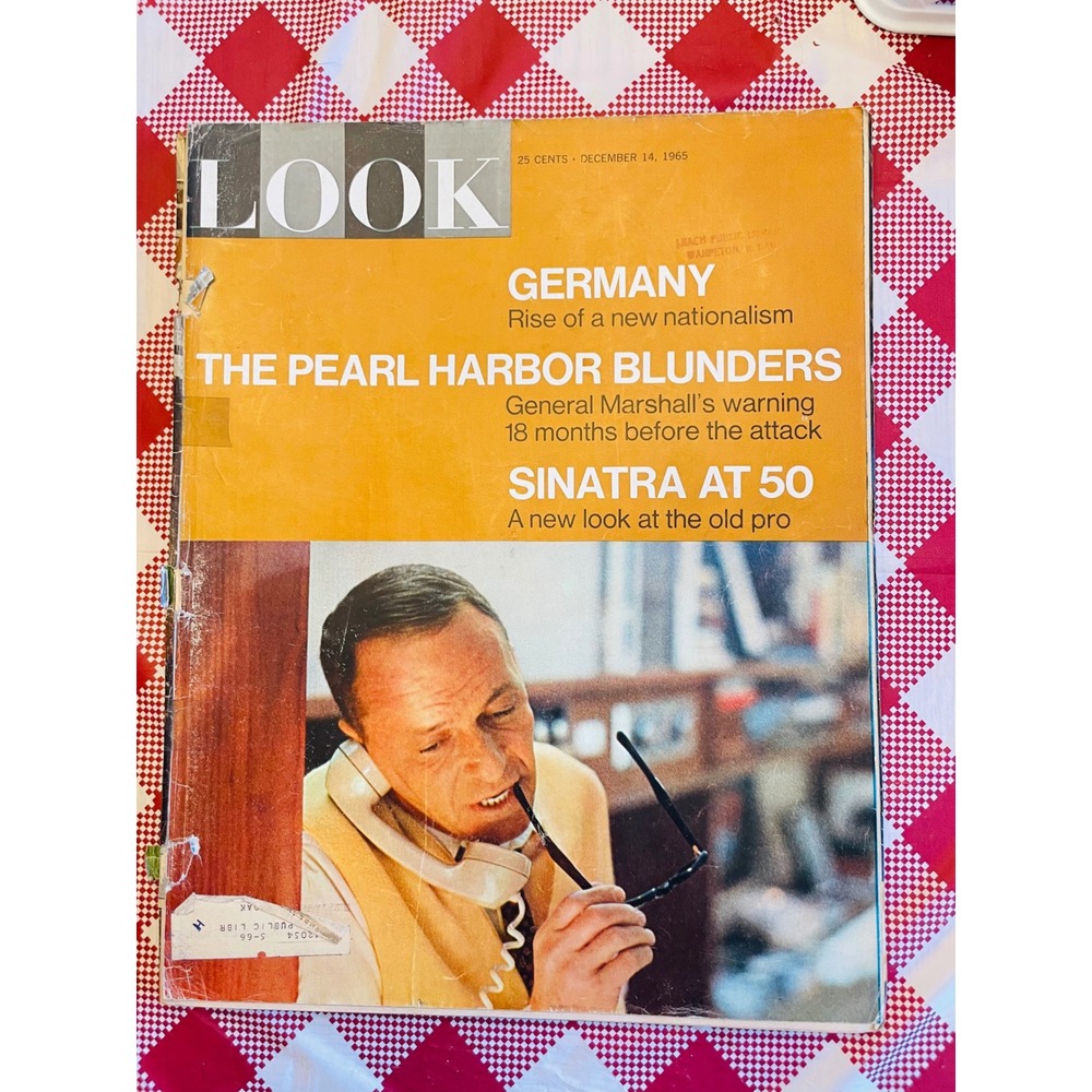 LOOK Magazine Dec 14 1965 Frank Sinatra Pearl Harbor Fair Vintage 60s Ephemera